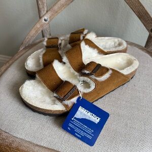 Birkenstock Arizona Shearling Sandals